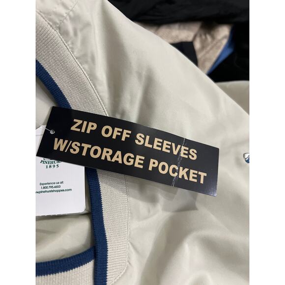 NWT The Putterboy Collection size XL golf jacket zip off sleeves Pinehurst - Picture 5 of 5